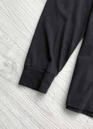 Оригинальный лонгслив calvin klein jeans logo long sleeve black8 фото