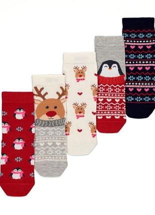 Шкарпетки носки носочки новорічні george