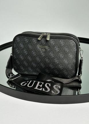 Сумка 👜 guess crossbody harmonic black/blue9 фото