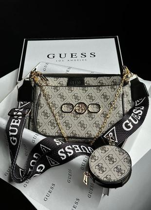 Сумка 👜 guess pochette multi grey