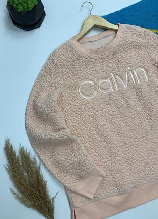 🌿плюшевий флісовий світшот від бренду calvin klein🌿6 фото
