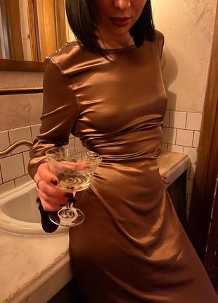 Платье атлас5 фото