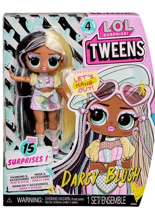 Лялька lol surprise tweens fashion doll darcy blush with 15 surprises - лол твінс дарсі блаш6 фото