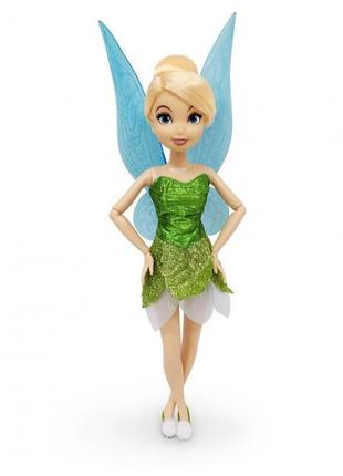 Классическая кукла динь динь м/ф питер пэн, кукла дисней оригинал, disney tinker bell