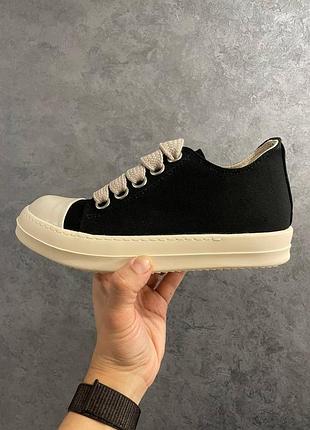 Кроссовки мужские, женские rick owens denim shoes