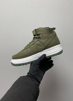 Кроссовки nike air force 1 gore-tex boot khaki fur5 фото