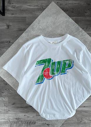 7up оверсайз женская футболка 7ап h&m