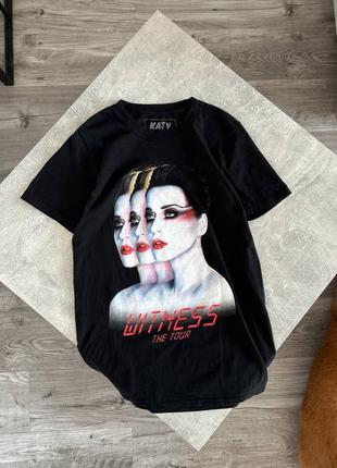 Кеті пері вітнес турова футболка katty perry the wintess rock merch рок поп співачка