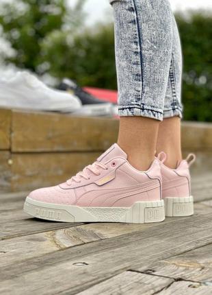 Кросівки puma cali pink fur4 фото