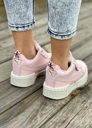 Кроссовки puma cali pink fur6 фото