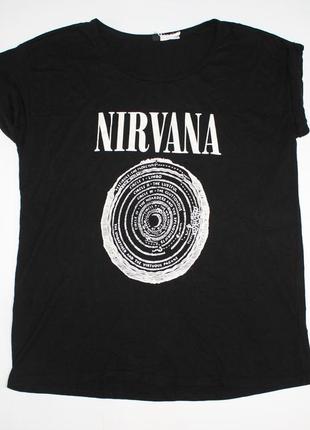 Nirvana жіноча футболка з вилогами на рукавах