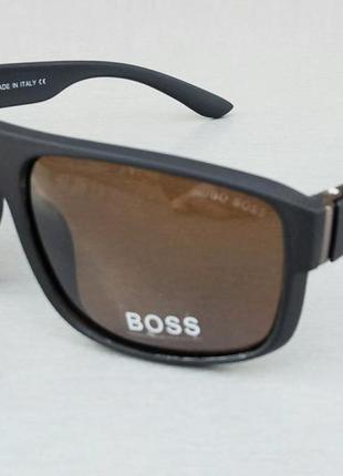 Hugo boss очки мужские солнцезащитные коричневые поляризированые1 фото