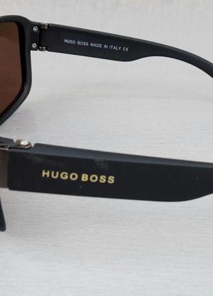 Hugo boss очки мужские солнцезащитные коричневые поляризированые4 фото