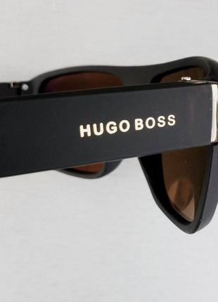 Hugo boss очки мужские солнцезащитные коричневые поляризированые7 фото