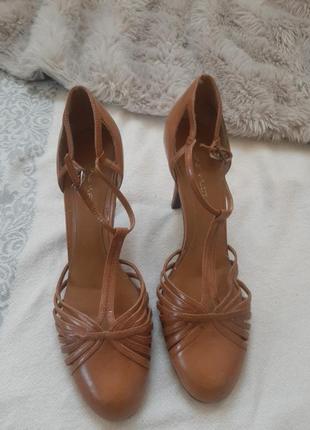 Элегантные туфли босоножки кожа-эко кожа1 фото