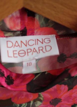 Яскрава блуза з еластичної сітки від dancing leopard10 фото