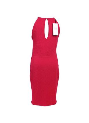 Женское платье на бретелях меди красное l bershka2 фото
