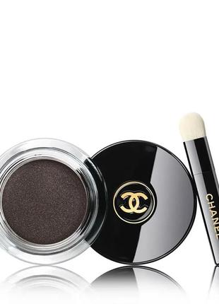 Тени для век chanel ombre premiere longwear cream eyeshadow 812 - noir petrole satin, тестер