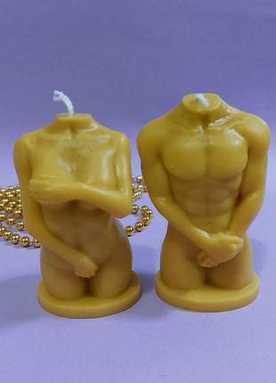 Набор свечей 2 шт "торс м+ж" ароматных.
