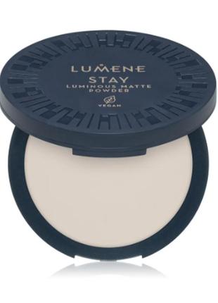 Пудра для обличчя lumene stay luminous matte powder 0 — translucent