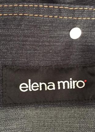 Стильный джинсовый жакет от дорогого бренда elena miro размер нем 44, укр 508 фото