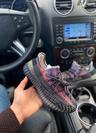 Шикарные кроссовки adidas yeezy 350 полностью рефлективные (36-40)😍3 фото