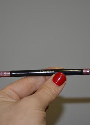 Двостороння щіточка для брів d. brows brow brush