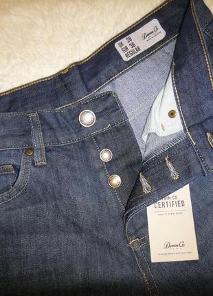 Крутые джинсовые зауженые шорты denim co р.44-46 (28) с бирками4 фото