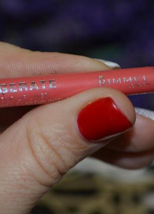 Автоматический карандаш для губ rimmel exaggerate automatic lip liner5 фото