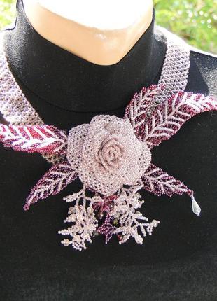 Ожерелье для женщин "розовое настроение"