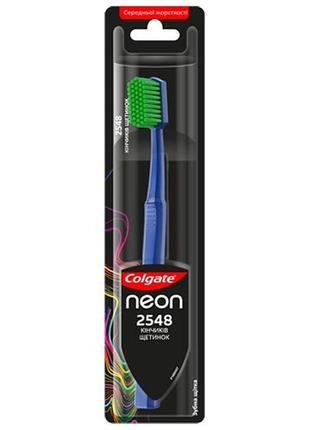 Зубна щітка colgate neon 1 шт1 фото