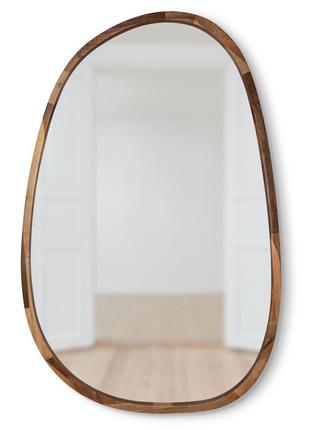Зеркало асимметричное luxury wood dali 50х80 см орех натуральный