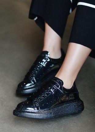 Кросівки mcqueen black galaxy ( premium ) кросівки