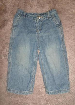 Джинси на флісовій подкладке12-18 м. 80-86 см