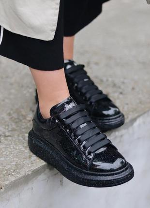 Кросівки alexander mcqueen black galaxy  кроссовки2 фото