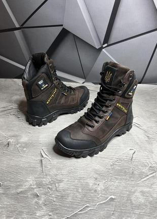 Берці тактичні зимові польові військові армійські черевики для військових зсу зсу кор мех 42 (27.5см) gl-553 фото