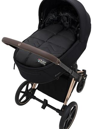 Зимовий конверт bair alaska thermo nr-2 black noire чорний7 фото