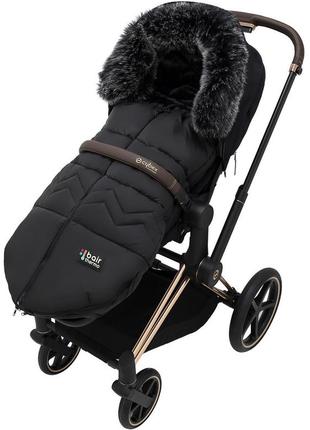 Зимовий конверт bair alaska thermo nr-2 black noire чорний9 фото