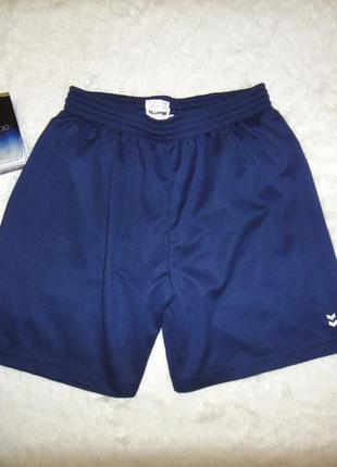 Cпортивные шорты синие hummel р. 44-46 (s) с трусами2 фото