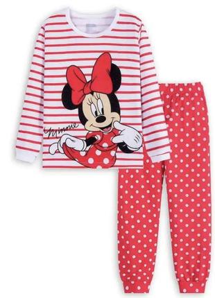 Пижама с мини маус,пижама для девочек,одежда для сна,пижама детская