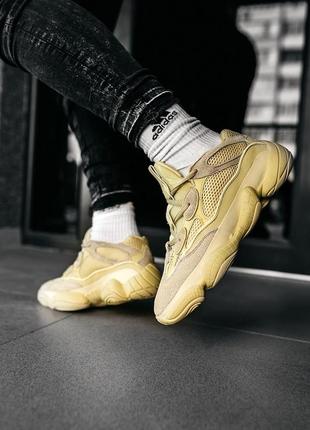 🔥adidas yeezy boost 500 super moon yellow🔥(36рр - 45рр) кроссовки адидас изи буст 5008 фото