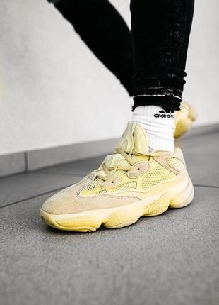 🔥adidas yeezy boost 500 super moon yellow🔥(36рр - 45рр) кроссовки адидас изи буст 5009 фото