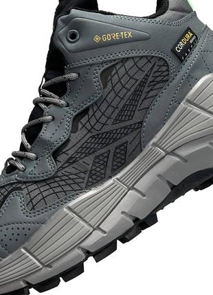 Зимние мужские кроссовки reebok zig kinetica &lt;unk&gt; edge gray fur6 фото