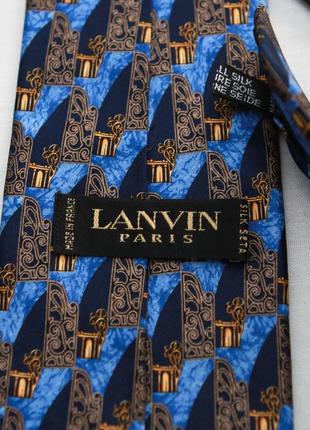 Шовкова краватка lanvin галстук3 фото