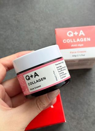 Крем для обличчя з колагеном q+a collagen face cream 50g