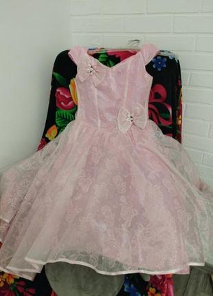 Сукня иожевого кольоу  для дівчинки4 фото
