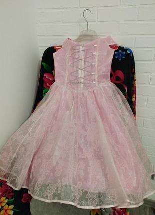 Сукня иожевого кольоу  для дівчинки