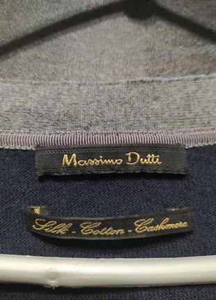 Платье котон кашемир шёлк massimo dutti7 фото