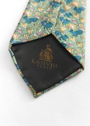 Шовкова краватка lanvin галстук4 фото