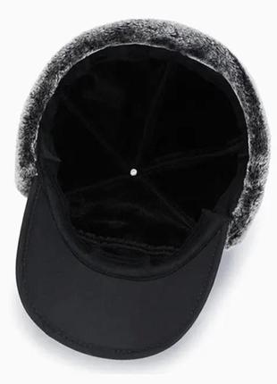 Кепка ушанка, шапка ушанка, зимняя бейсболка6 фото